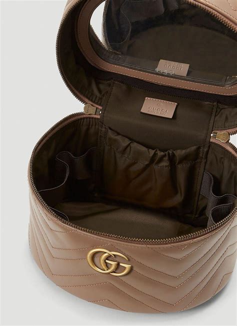 makeup bag gucci|gucci marmont makeup bag.